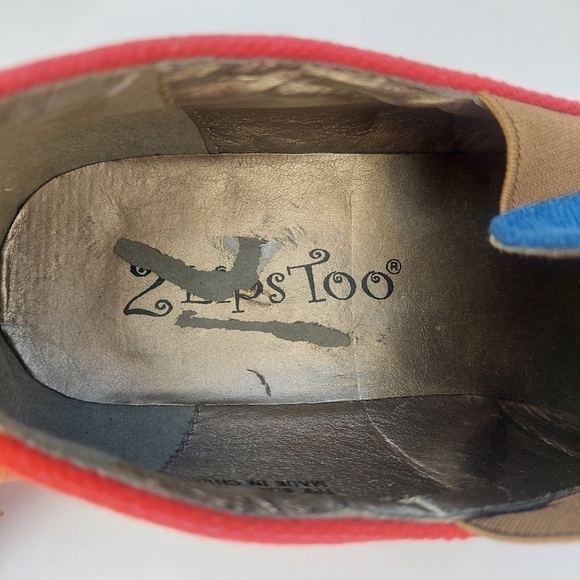 2 Lips Too Colorblock design shoes size 8.5 - Picture 9 of 10